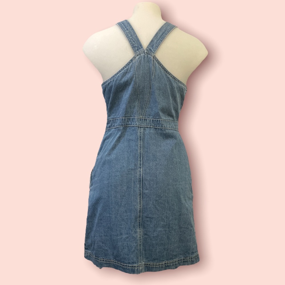 Dotti Denim Overall Dress - Picture 2 of 5